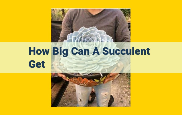 The Astonishing Range of Succulent Sizes: From Tiny Rosettes to Towering Cacti