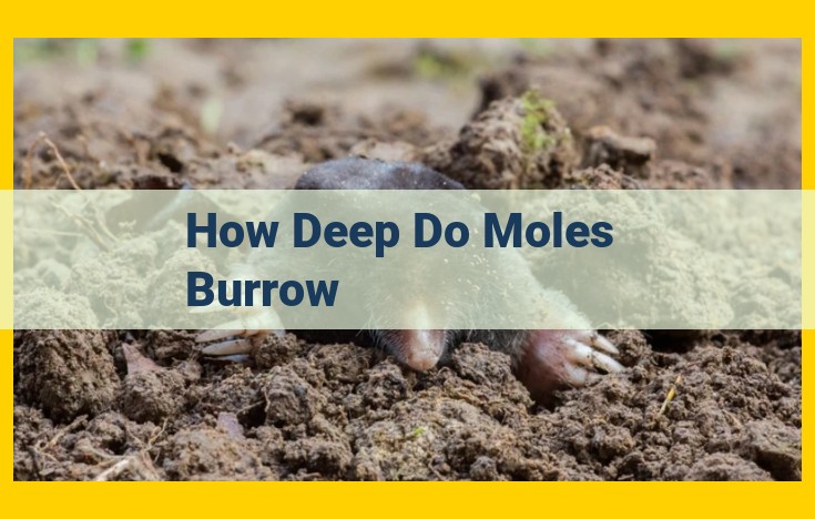 Unveiling the Tunneling Secrets of Moles: Delving into Their Underground Networks