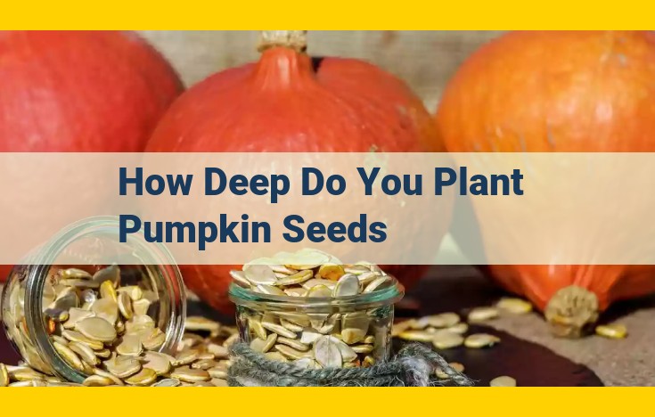 Optimal Pumpkin Seed Planting Depth for Successful Germination and Root Growth