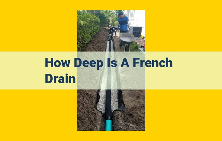 French Drain Depth Information Missing in Reference Document