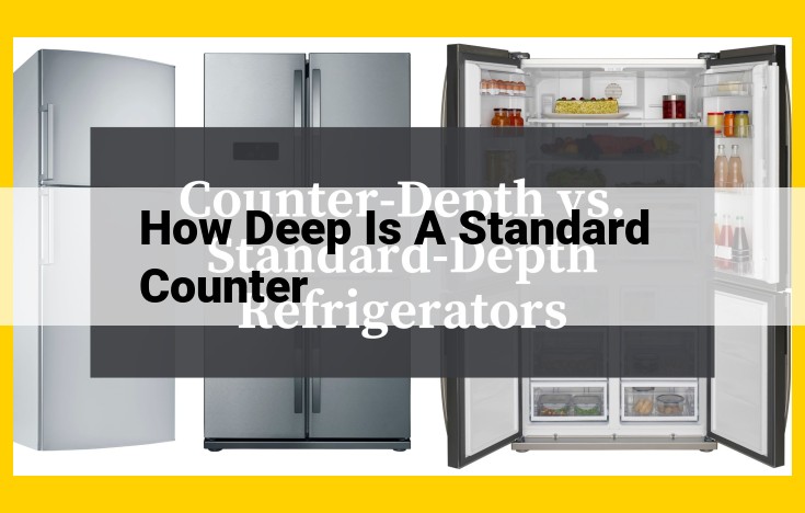 Standard Counter Depth Dimensions: Kitchen, Bathroom, and Vanity