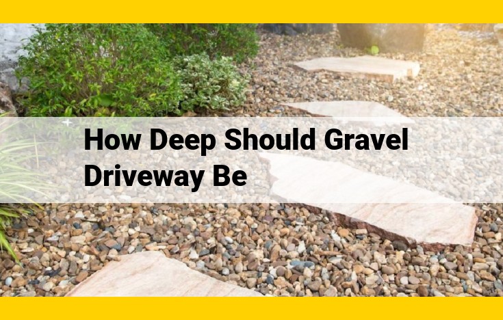 Gravel Driveway Depth: Ideal Measurements for Traffic Volume, Drainage, and Soil Conditions