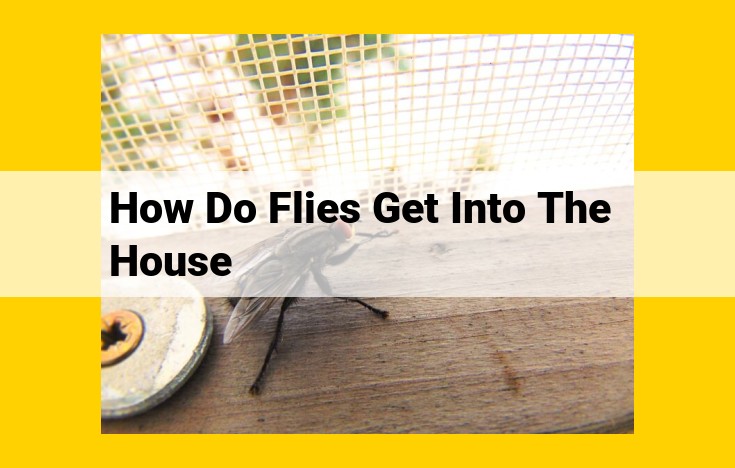 How to Prevent and Eliminate Flies from Your Home: A Comprehensive Guide