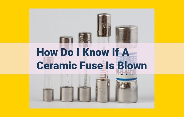 Ultimate Guide: Diagnosing Blown Ceramic Fuses through Visual Inspection and Electrical Testing