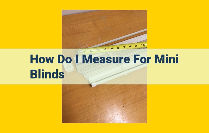 Comprehensive Guide to Perfect Mini Blind Measurements for Enhanced Fit and Functionality