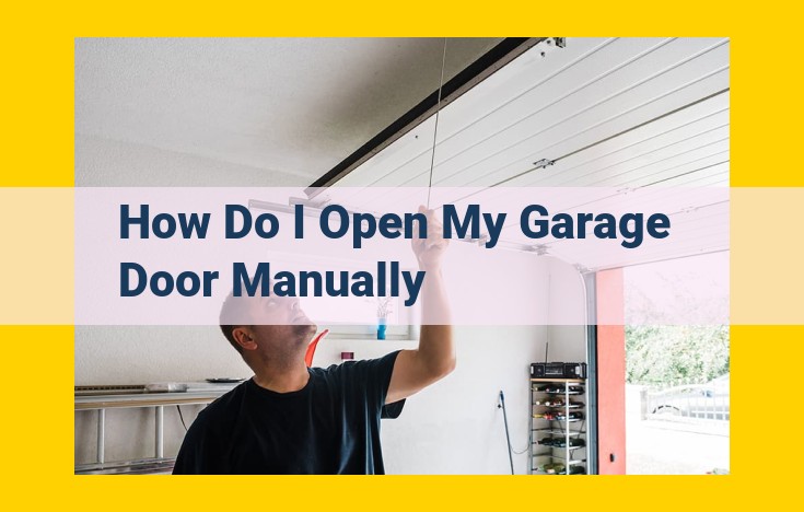 Emergency Garage Door Access: Step-by-Step Manual Opening Guide