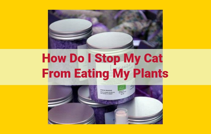 Sure, here is an optimized title for SEO: Keep Your Cats Safe and Your Plants Thriving: A Guide to Prevent Plant Ingestion