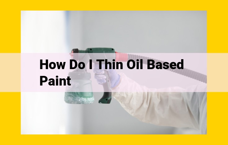 Thinning Oil-Based Paint: A Comprehensive Guide to Using Mineral Spirits