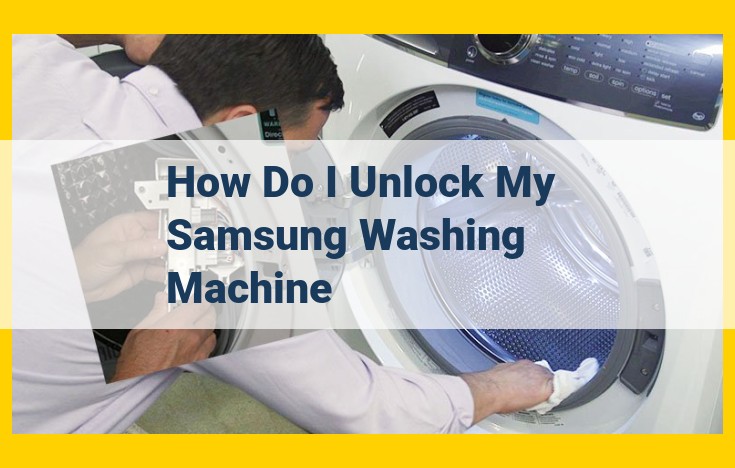 How to Unlock a Samsung Washing Machine: Troubleshooting and Solutions