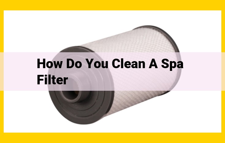 Ultimate Guide to Impeccable Spa Filter Cleaning for Pristine Bathing Experiences