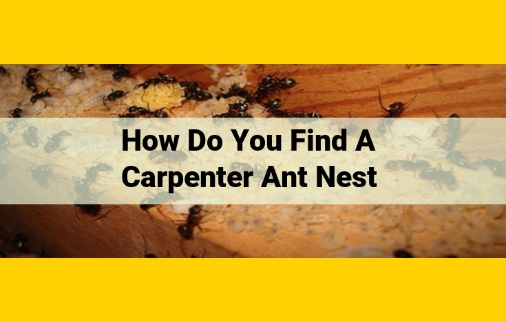 Carpenter Ant Nest Detection: A Comprehensive Guide with Pro Tips