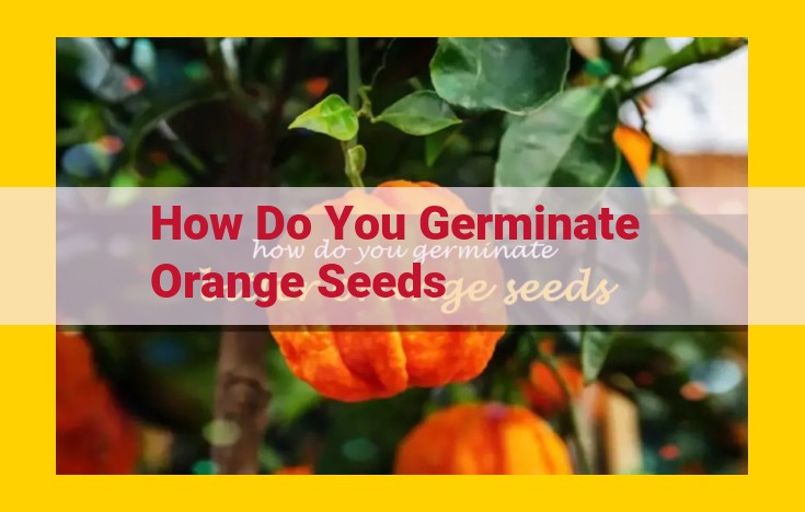 Easy Orange Seed Germination Guide: A Step-by-Step Breakdown for Bountiful Citrus Fruit