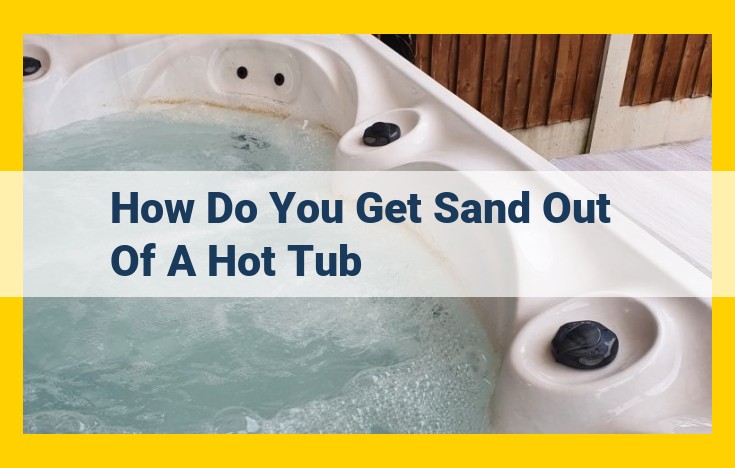 Can't Remove Sand from Your Hot Tub? Here's How to Fix It.