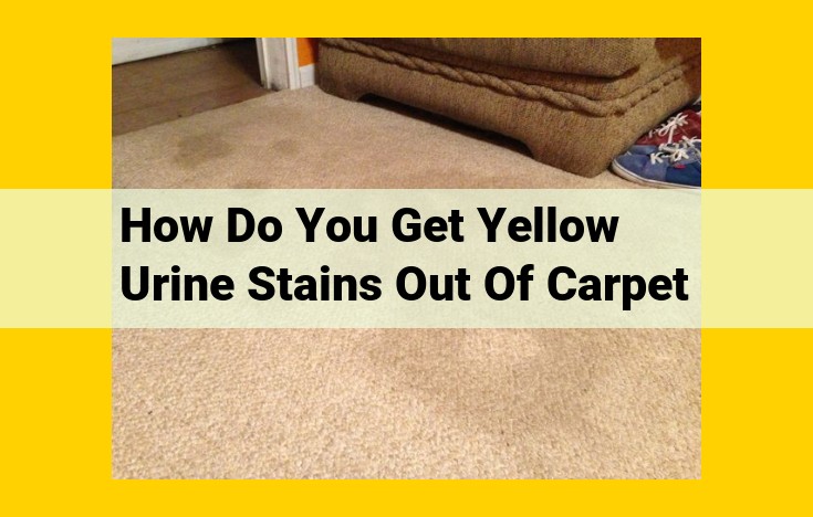 Ultimate Guide to Removing Yellow Urine Stains from Carpets: DIY and Commercial Solutions