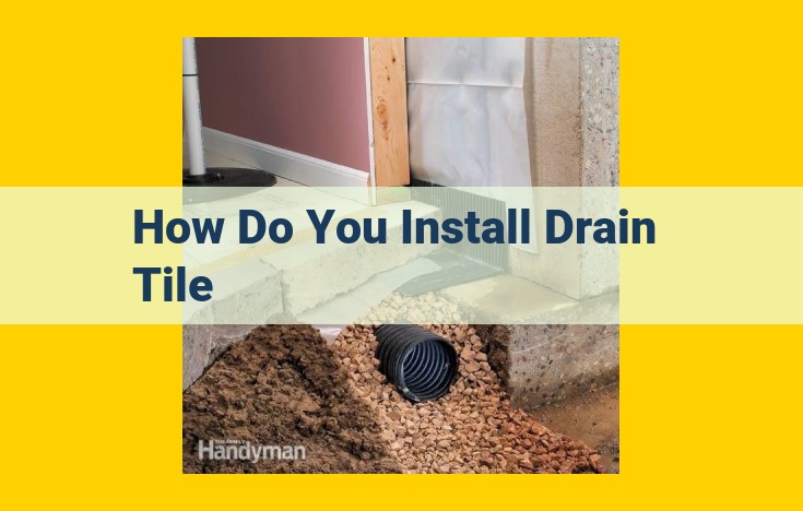 How to Install French Drain: A Step-by-Step Guide for Ultimate Water Drainage