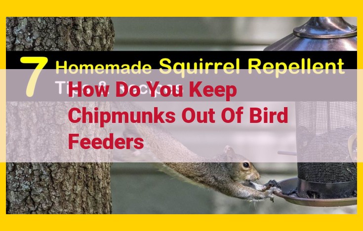 Chipmunk-Proof Bird Feeders: Ultimate Guide to Protect Your Bird Haven