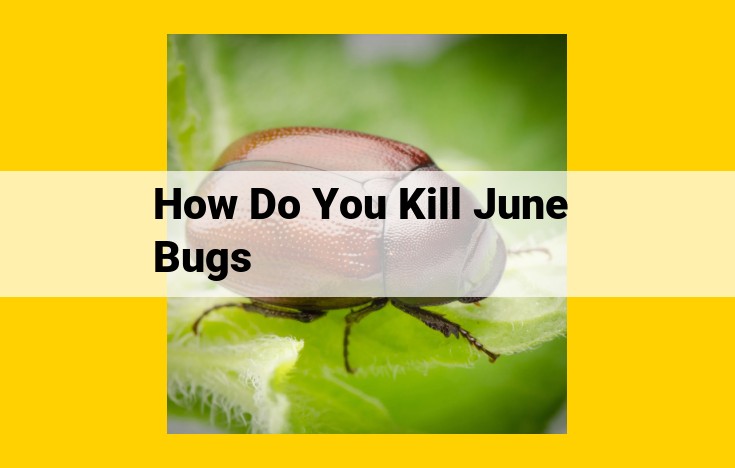 Eliminate June Bugs Effectively: Insecticides, Traps, Barriers, and Natural Repellents