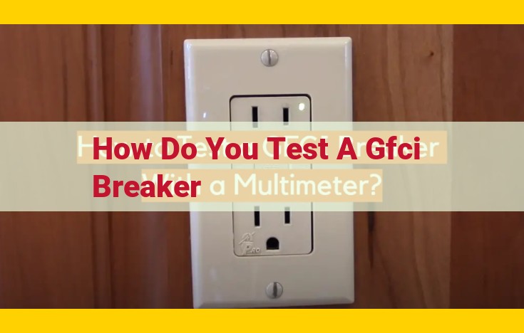 How to Test a GFCI Breaker: A Comprehensive Guide for Electrical Safety