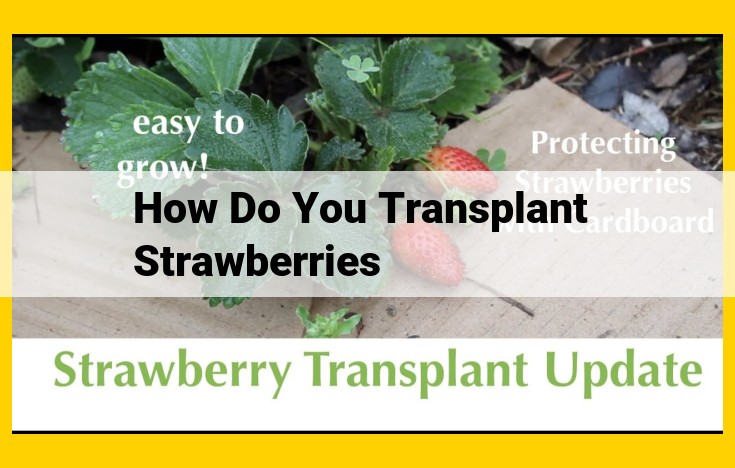 The Ultimate Guide to Transplanting Strawberries: Step-by-Step Success for a Bountiful Harvest