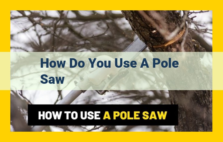 Mastering Pole Saws for Efficient Tree Trimming: Components, Handling, and Maintenance Guide