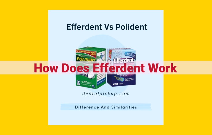 Efferdent: The Ultimate Denture Cleaning and Disinfection Solution