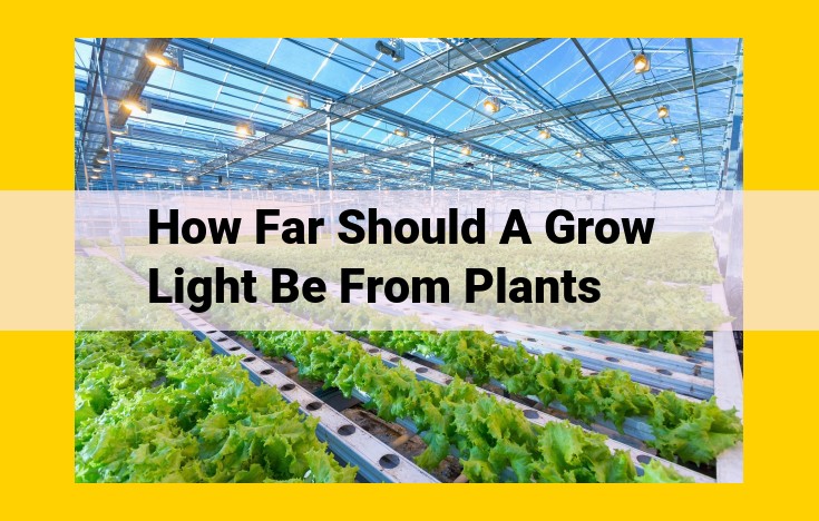 How to Choose the Optimal Distance for Grow Lights (Ultimate Guide)