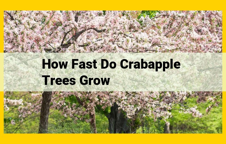 Crabapple Tree Growth: Rate, Height, and Lifespan