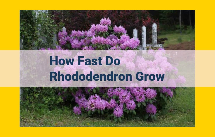 Understanding Rhododendron Growth Rates: Factors and Species-Specific Variations