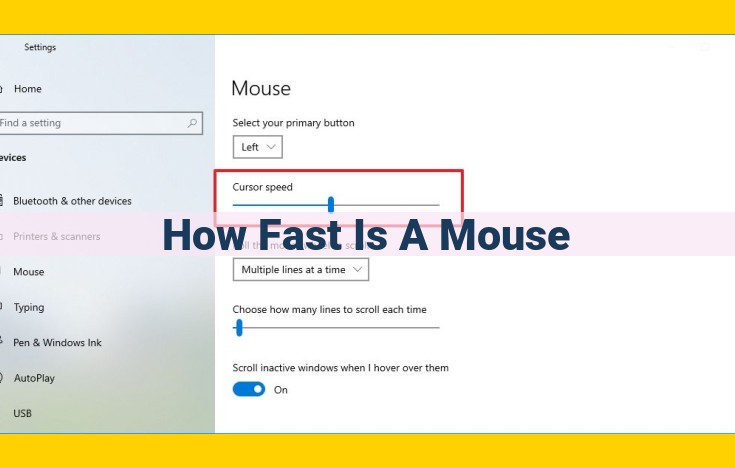 Optimizing Mouse Performance: Factors Influencing Speed for Gaming, Design, and General Use
