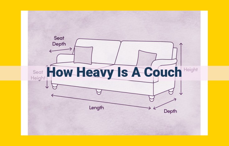 Couch Weight: Factors, Considerations, and Transportation