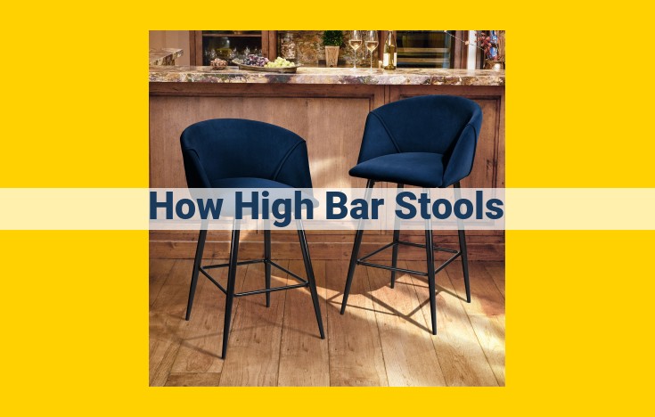 High Bar Stools: Elevate Your Commercial Spaces with Style and Comfort