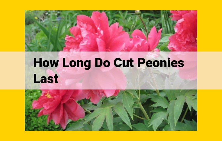 5-7 Days to Cut Peony Paradise: A Comprehensive Guide to Preserve Their Beauty