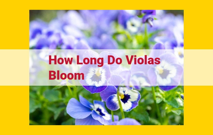 Enchanting Violas: Vibrant Blossoms that Adorn Gardens All Season