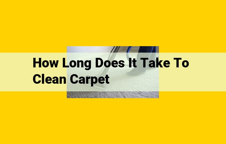 Carpet Cleaning Guide: Factors, Methods, and Safety for Optimal Results