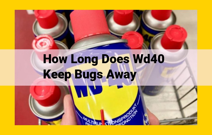 WD40 vs. Insect Control: Addressing Common Myths and Providing Effective Solutions