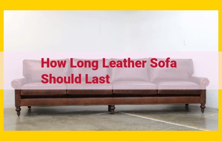 Comprehensive Guide to Maximizing the Longevity of Leather Sofas