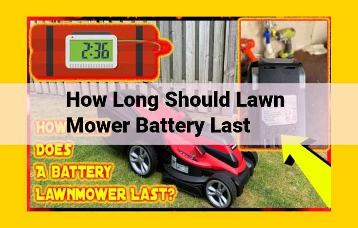 How Long Do Lawn Mower Batteries Last: Ultimate Guide to Battery Lifespan