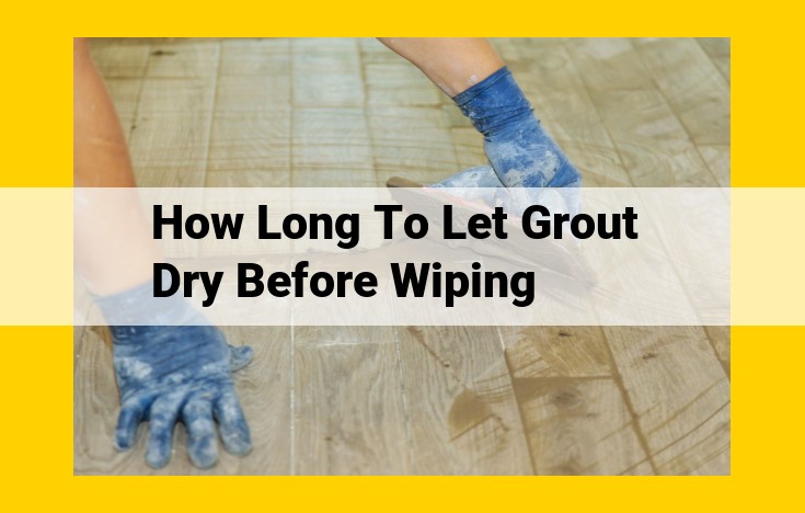 Essential Guide: Optimal Grout Drying Time for Seamless Tile Joints