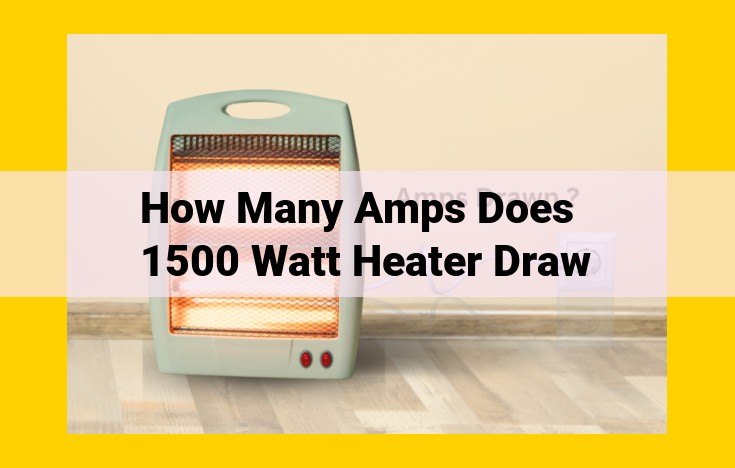 Calculating Amperage Draw of a 1500-Watt Heater: Electrical Concepts Demystified