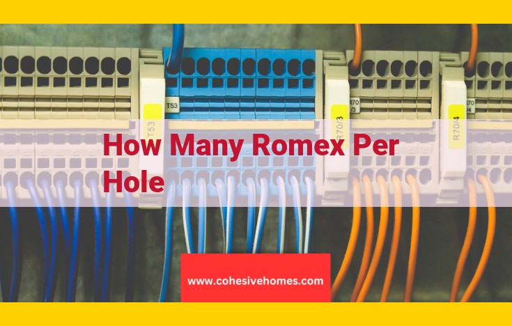 How Many Romex Cables Can You Fit Through a Hole? Electrical Code Guidelines