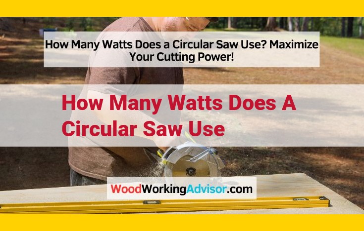 Factors Influencing Circular Saw Power Consumption: A Comprehensive Guide