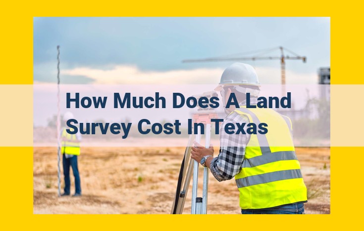 Texas Land Survey Costs: A Guide to Residential and Commercial Fees