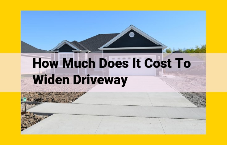 Driveway Widening Costs: A Comprehensive Guide for Contractors and Homeowners