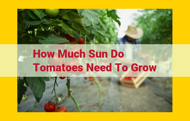 Sunlight for Tomatoes: Essential for Photosynthesis and Growth