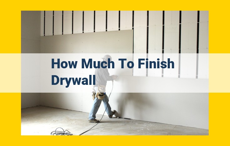 Cost of Drywall Finishing: A Comprehensive Guide