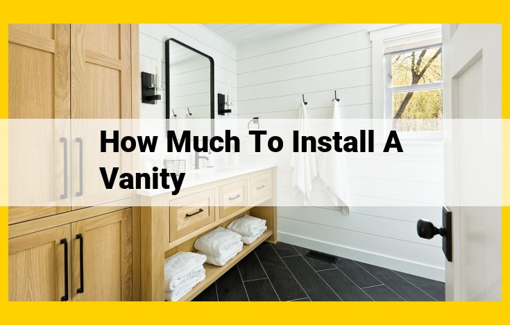 Vanity Installation Cost Guide: Break Down of Prices, Steps, and Factors