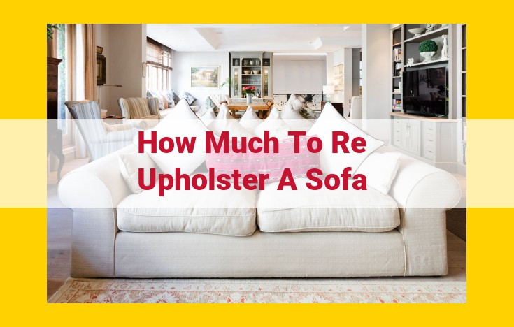 Ultimate Guide: Calculating Sofa Reupholstery Costs with Key Factors