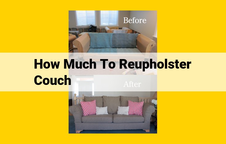 Couch Reupholstery Cost Guide: Factors Affecting Price