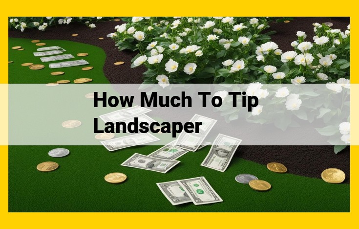 Tipping Landscapers: When, How Much, and How to Communicate