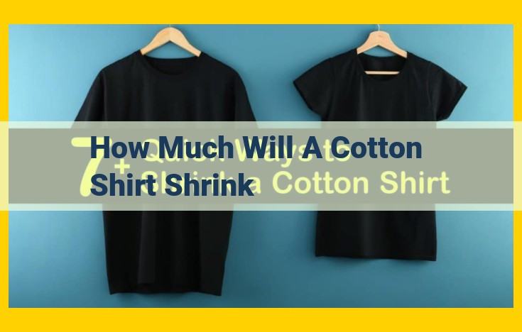 Understanding Cotton Shirt Shrinkage: A Guide for Informed Care and Fit Preservation